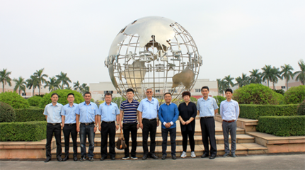 河南美祥董事長王寬梅一行蒞臨大寶化工實地考察，共探裝飾工程領域合作新機遇